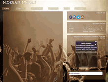 Tablet Screenshot of morgannicolemusic.com